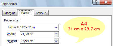 Paper Sizing Tips Microsoft Word 2010, 2007 and 2003 | My Blog