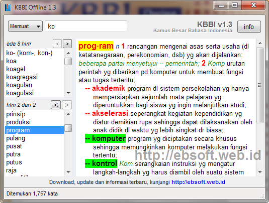 Kamus Besar Bahasa Indonesia Free Download For Mac