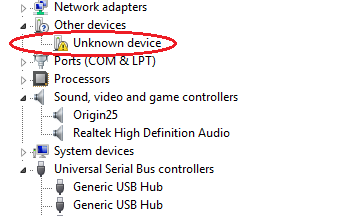 device-manager-unknown-device